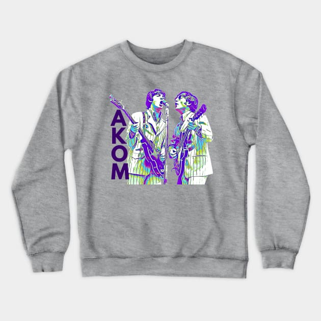 purple guitars Crewneck Sweatshirt by Another Kind of Mind